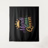 Mardi Gras Queen Parade Costume Party Wandkleed (Voorkant)