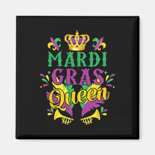 Mardi Gras Queen Parade Kostuumfeest Vrouwen Meisj Magneet
