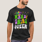 Mardi Gras Queen Party New Orleans Carnaval T-shirt (Voorkant)