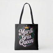 Mardi Gras Queen Tote Bag (Voorkant)