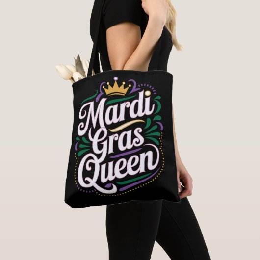 Mardi Gras Queen Tote Bag (Dichtbij)