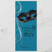 Mardi Gras Quince Programmakaart (Voorkant)