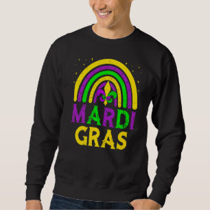 Mardi Gras Rainbow Women Mannen Carnival Part Trui