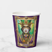 Mardi Gras Realm Portraits - The King Papieren Bekers (Achterkant)