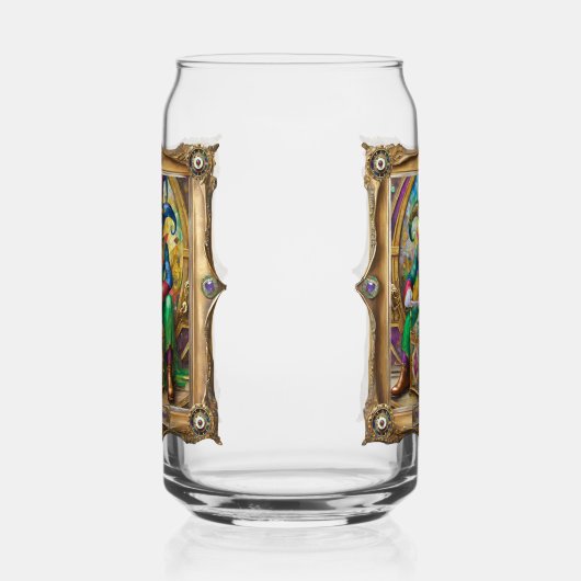 Mardi Gras Realm Portraits - The Time Traveler Blikvorm Glas (Rechts)