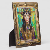 Mardi Gras Realm Portretten - De Creoolse Prinses Fotoplaat (Zijkant)