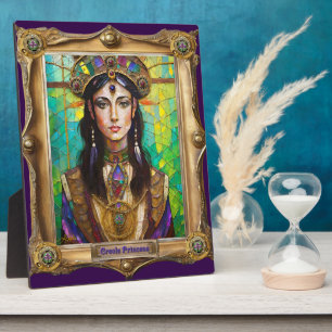 Mardi Gras Realm Portretten - De Creoolse Prinses Fotoplaat