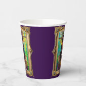 Mardi Gras Realm Portretten - De Creoolse Prinses Papieren Bekers (Links)