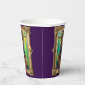 Mardi Gras Realm Portretten - De Creoolse Prinses Papieren Bekers (Rechts)