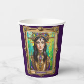 Mardi Gras Realm Portretten - De Creoolse Prinses Papieren Bekers (Voorkant)