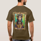 Mardi Gras Realm Portretten - De Creoolse Prinses T-shirt (Achterkant)