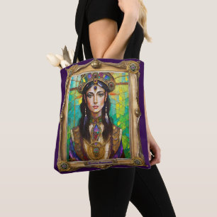 Mardi Gras Realm Portretten - De Creoolse Prinses Tote Bag