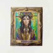 Mardi Gras Realm Portretten - De Creoolse Prinses Wandkleed (Voorkant)