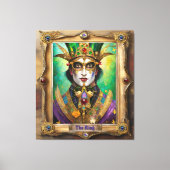 Mardi Gras Realm Portretten - De Koning Canvas Afdruk (Voorkant)