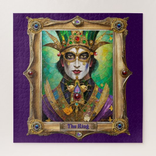Mardi Gras Realm Portretten - De Koning Legpuzzel (Verticaal)