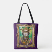Mardi Gras Realm Portretten - De Koning Tote Bag (Achterkant)