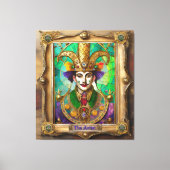 Mardi Gras Realm Portretten - De kunstenaar Dali Canvas Afdruk (Voorkant)