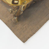 Mardi Gras Realm Portretten - De kunstenaar Dali Fleece Deken (Hoek)