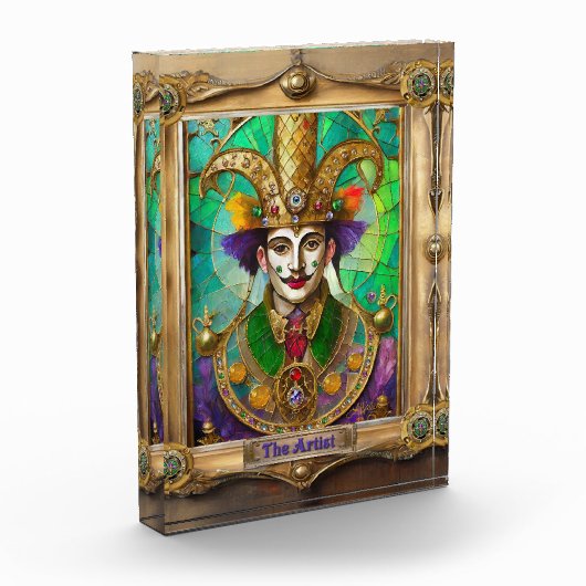 Mardi Gras Realm Portretten - De kunstenaar Dali Fotoblokken (Links)