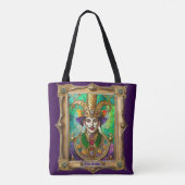 Mardi Gras Realm Portretten - De kunstenaar Dali Tote Bag (Achterkant)