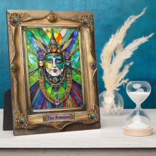 Mardi Gras Realm Portretten - De Priesteres Fotoplaat