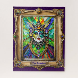 Mardi Gras Realm Portretten - De Priesteres Legpuzzel