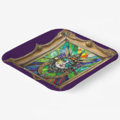 Mardi Gras Realm Portretten - De Priesteres Papieren Bordje (Gebogen)