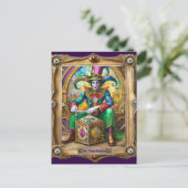 Mardi Gras Realm Portretten - De tijdreiziger Briefkaart (Staand voorkant)