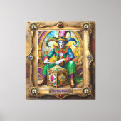 Mardi Gras Realm Portretten - De tijdreiziger Canvas Afdruk (Voorkant)