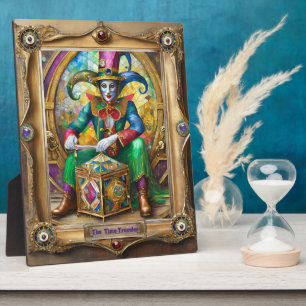 Mardi Gras Realm Portretten - De tijdreiziger Fotoplaat