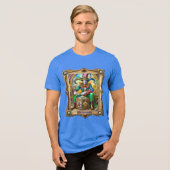 Mardi Gras Realm Portretten - De tijdreiziger Tri-Blend Shirt (Voorkant volledig)