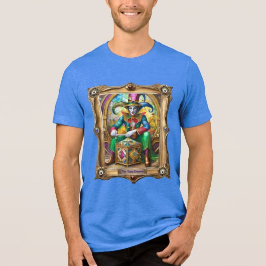 Mardi Gras Realm Portretten - De tijdreiziger Tri-Blend Shirt (Voorkant)