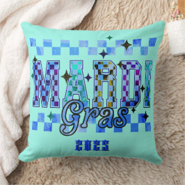 Mardi Gras Red Black Kussen