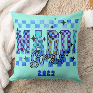 Mardi Gras Red Black Kussen