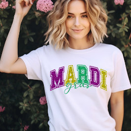 Mardi Gras Revelry Graphic - Feestelijk Carnaval T-shirt