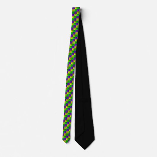 Mardi Gras Rhombus™ Mannen Necktie Stropdas (Achterkant)