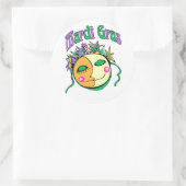 Mardi Gras Ronde Sticker (Tas)