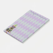 Mardi Gras Rottweiler Post-it® Notes (Schuin)