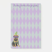 Mardi Gras Rottweiler Post-it® Notes (Voorkant)