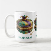 Mardi Gras Royal Macaron Koffiemok (Links)