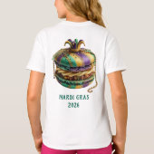 Mardi Gras Royal Macaron T-shirt (Achterkant)