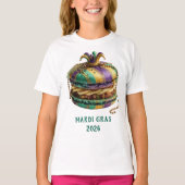 Mardi Gras Royal Macaron T-shirt (Voorkant)