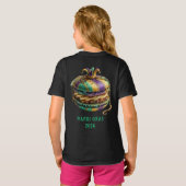 Mardi Gras Royal Macaron T-shirt (Achterkant volledig)