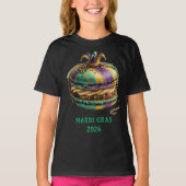 Mardi Gras Royal Macaron T-shirt (Voorkant)