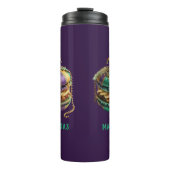 Mardi Gras Royal Macaron Thermosbeker (Voorkant)