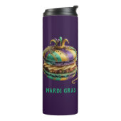 Mardi Gras Royal Macaron Thermosbeker (Gedraaid links)