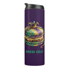 Mardi Gras Royal Macaron Thermosbeker