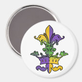 Mardi Gras Royalty Magneet (Voorkant / Achterkant)