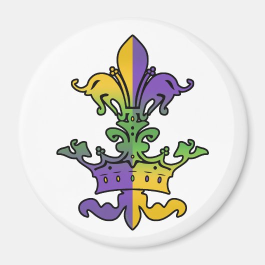 Mardi Gras Royalty Magneet (Voorkant)