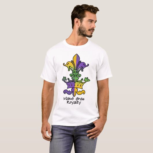 Mardi Gras Royalty T-shirt (Voorkant volledig)